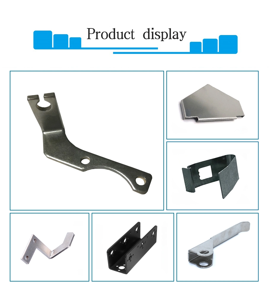 Customized Galvanized Steel Sheet &amp; Plate Cutting Stamping Bending Punching Clip Metal Base for Table Legs