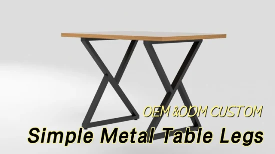 Modern Handmade Furniture Dining Metal Stainless Steel Chrome Table Legs Base