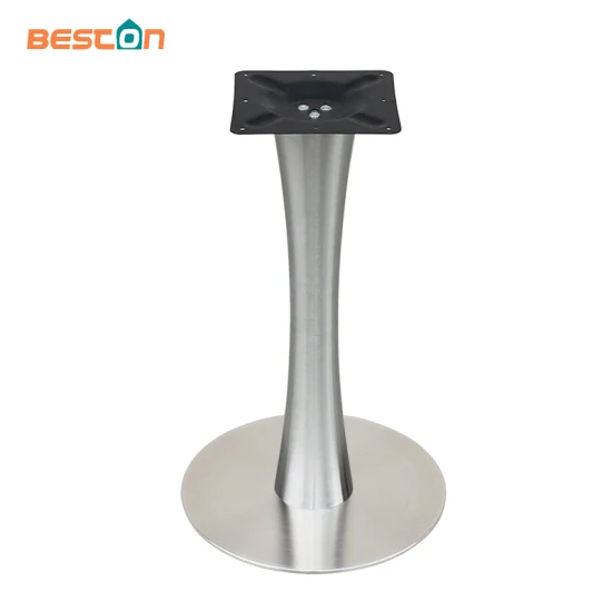 Modern Stainless Steel Round Dining Table Base