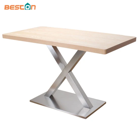 Customized with High Quality Shape X Modern Steel Table Base for Sale